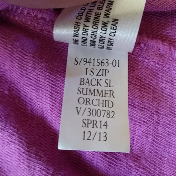 GAP Designed & Crafted High Low Back Zipper Cotton Top Large - Picture 9 of 13